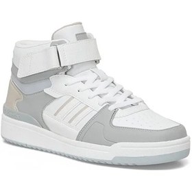 Resim Kinetix Wılmo Pu Hı W 4pr Beyaz Kadın High Sneaker Beyaz A.gri Beyaz A.gri 