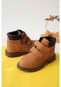 Resim Garantili D0cot33 Günlük Ortopedik Çocuk Unisex Soğuk Geçirmez Bot Camel 