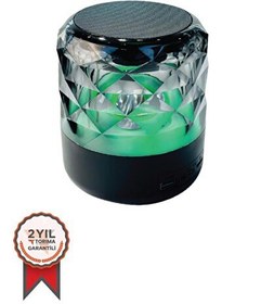 Resim Torima Bluetooth Hoparlör Rgb Işıklı Taşınabilir Speaker D15 Siyah 