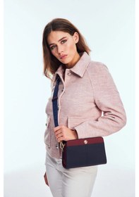 Resim Çapraz Çanta Kadın Us Polo Us24713 U.s. Polo Assn. Uspa Ladıes Bag Navy-burgundy Navy-burgundy 