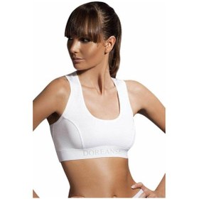 Resim Doreanse Kalın Askılı Sporcu Sütyen 14110 Beyaz 