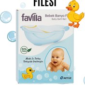 Resim AyrStore Lüx Kaydırmaz Bebek Yıkama Banyo Duş Filesi (KATLANIR KÜVET UYUMLU) 