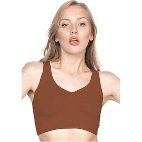 Resim Kahve Mı Emay 4001 Soft Sporcu Büstiyer Kahve 