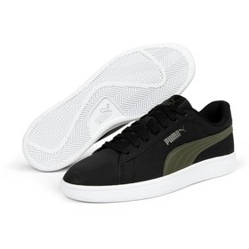 Resim Puma Smash 3.0 Buck Siyah Erkek Sneaker 