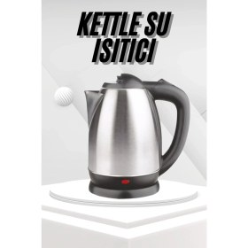 Resim Yeni Nesil Saplı Uzun Ömürlü Paslanmaz Çelik Su Isıtıcı Kettle 