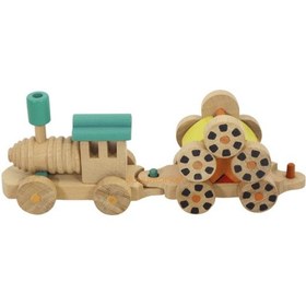 Resim Mr. Quokka 3mp 039lü Dönen Teker Vagonlu Tren - Turkuaz 