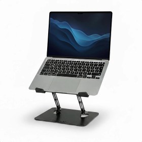 Resim Storemax Prexua Flexer Ayarlanabilir Ergonomik Laptop Standı - Tablet Standı - Metal - Siyah - FLX2320BL (Siyah) 