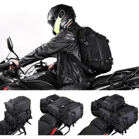 Resim ebakbak Motosiklet Lüx Sırt Çantası,arka Ve Yan Çanta Olma Özellikli Waterproof Motor Touring Çanta 20 Litre 
