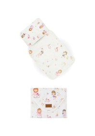 Resim Sinada %100 Pamuk Prenses Bebek Alt Açma Minderi 