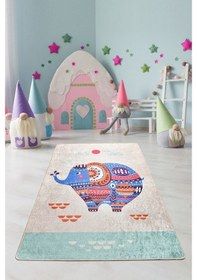 Resim Etnic Djt 140X190 Cm Çocuk Ve Bebek Halısı 