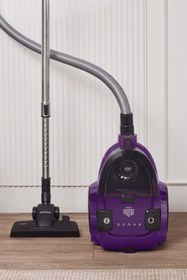 Resim Karaca Vantuz Action Force X10 2 Lt Toz Torbasız Hazneli Elektrikli Süpürge Royal Purple 899 W 