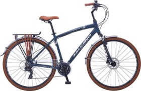 Resim Salcano Sarajevo 700 Man Hidrolik Fren 28" Jant 19'' 21 Vites Hidrolik Fren Şehir Bisikleti Mavi 