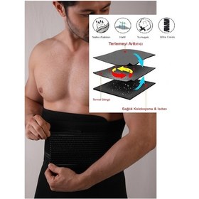 Resim Sweet Sweat Termal Sauna Korse Bel Göbek Terletici Çok Renkli 