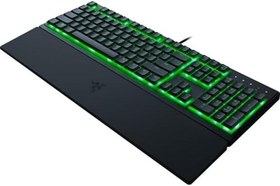 Resim Razer Ornata V3 X Oyun Klavyesi: Düşük Profilli Tuşlar - Sessiz Membran Anahtarları - Dökülmeye Dayanıklı - Chroma RGB Aydınlatma - Ergonomik Bilek Desteği - Snap Tap 