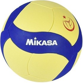 Resim Mikasa VS123W-SL No 5 Mini Voleybol Topu Mavi Sarı Mavi - Sarı 