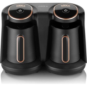 Resim Okka Ikili Türk Kahve Makinesi 8 Fincan Kapasiteli 