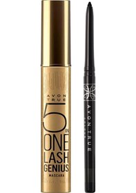 Resim Avon Genius Maskara Siyah Ve Blackest Black Göz Kalemi Paketi 