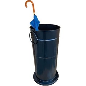 Resim Galvaniz Metal Siyah Boyalı Şemsiyelik 28 52 Cm Siyah 