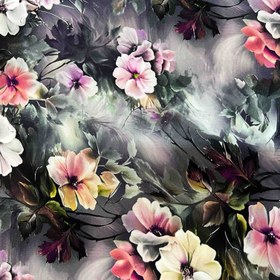 Resim PREMIUM VİSKON PEMBE PASTEL ÇİÇEK 