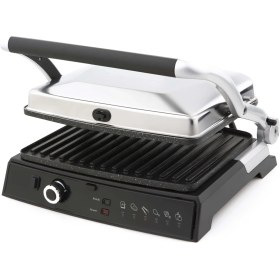 Resim King Waffle Master KWM1462 Tost ve Waffle Makinesi 2000 W Granit Plaka Inox Renk 