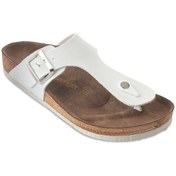 Resim Slazenger LUKE Erkek Parmak Arası Plaj Beyaz Terlik 