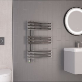 Resim ELEKTRAD Remini 500x 800 Krom Dekoratif Elektrikli Havlupan 200w Bakım Gerektirmez!!! 