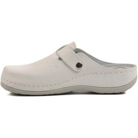 Resim Aspor Beyaz Anatomik Kadın Sabo Terlik Çok Renkli 