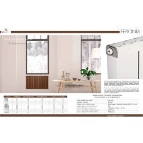 Resim Dgvision Feronia 600x900 Alüminyum Panel Radyatör 60X90 Cm 