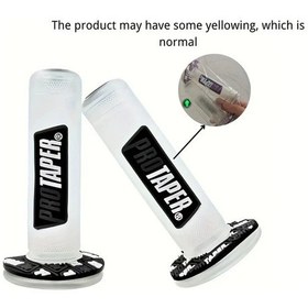 Resim Hightower Transparan Siyah Evrensel Motosiklet Gidon Tutamağı Modifikasyon Kiti Dayanıklı Ergonomik 