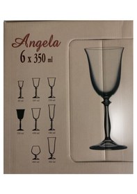 Resim Bohemia 6 Parça Cristal Angela Kadeh Seti 350 Ml 