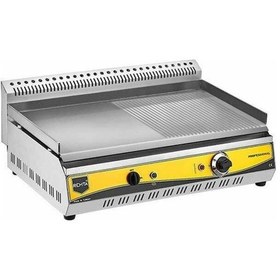 Resim Elektrikli Pleyt Izgara Yarı Oluklu 70 Cm 