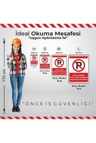 Resim Saatistan 50x70cm Park Etmek Yasaktır Yazısı, Araç Çıkışı İçin Uygun 