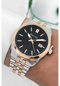 Resim Ferrucci Erkek Kol Saati, Çelik Kordon & Özel Tasarım, 3atm Suya Dayanıklı Gümüş-rose Sdfer159 Çok Renkli 