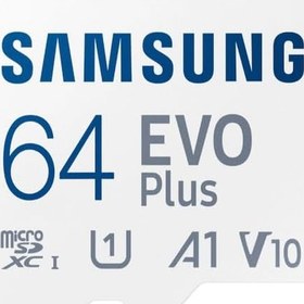 Resim Samsung EVO Plus microSDXC Hafıza Kartı 64 GB, 160 MB/s, U1, V10, A1, ‎MB-MC64SA/TR 
