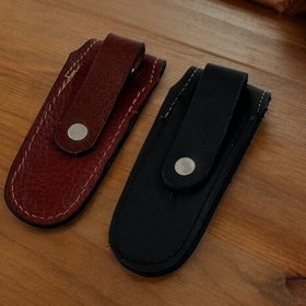 Resim Deri Çakı Kılıfı - Black 