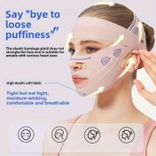 Resim 360° Tam Kapsama V-Line Çene Kaldırma Kayışı - Hipoalerjenik, Tekrar Kullanılabilir Uyku Maskesi Bandajı Kadınlar İçin | Rahat, Güvenli Uygun Kontur Tasarımı Şekillendirici | Ayarlanabilir ve Nefes Alabilen Yüz İnceltme Bandajı | Non-Invasive Cilt Bakım Çözümü 
