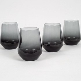 Resim Rakle New Iconic 4'lü Su Bardağı Seti Füme 425 Cc 