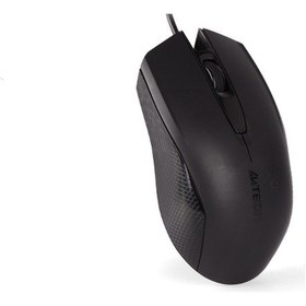 Resim A4 Tech Op-760, Siyah, V-track, 1000dpi, 3 Buton, Usb Kablolu, Optik Mouse 031XTR002 