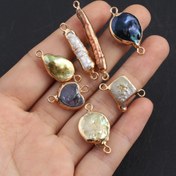 Resim 3/5 adet, Boho Çok Şekilli Barok İnci Altın Kenarlı Bağlantı Parçaları, Yaklaşık 1.9×1.1cm DIY Kadın Kolye Süsleri Bilezikler Halhallere Asılı Dekoratif Aksesuarlar, Doğum Günü Partisi Takı Yapım Malzemeleri, Benzersiz Paskalya, Mezuniyet Sezonu, Anneler Günü, Diwali Hediyeleri Küçük El Sanatları 