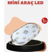 Resim USB Şarjlı Kablosuz Manyetik Montajlı Mini LED Işık 