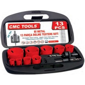 Resim Cmc Bı Metal 13 Parça Delme Testere Setı 