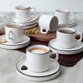 Resim Simply Stackable Çay Takımı 12 Parça 6 Kişilik 