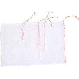 Resim Springsun 100 Adet Ağlı Meyve Koruma Torbası - Üzüm, İncir Ve Sebzeler İçin Böcek Korumalı Nylon File Çanta 25x15cm 