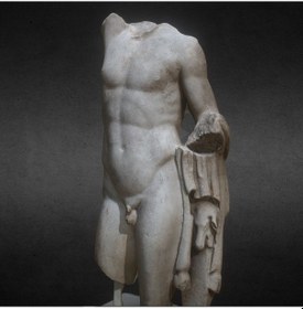 Resim Opencart Bir Satir'in Parçalı Tam Figür Heykeli Sadece Plastik Aparattır 