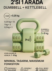 Resim Join Meli Ayarlanabilir Dumbell & Kettlebell -Yeşil 
