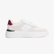 Resim Tommy Hilfiger Fashion Court Mix Kadın Beyaz Sneaker 