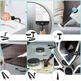 Resim NV602 Mini Steam Cleaner Çok Fonksiyonlu 9 Parça Buharlı Temizlik Makinesi 