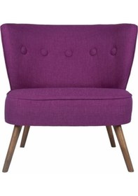 Resim Bienville Tekli Koltuk Mor 