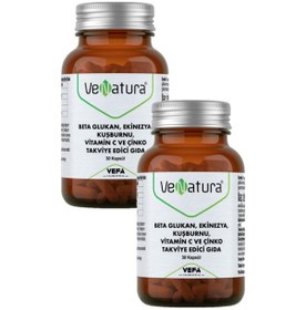 Resim Venatura Beta Glukan. Ekinezya.Vitamin C. Çinko 30 Kapsül 2 Adet 