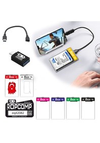 Resim Ropcomp 2.5" Sata Hdd Kutusu Telefon Yedekleme Type C Otg Usb 